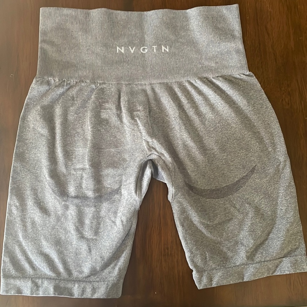 NVGTN gray biker shorts size small